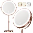 Espelho de maquiagem Dienmern 9" de dupla face 1x/20x Lights