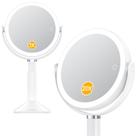 Espelho de maquiagem Gospire Lighted com ampliação 20X branco