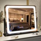 Espelho de Maquiagem Iluminado FENNIO LED - 22x19cm - 3 Cores de Temperatura Espelho de Maquiagem Iluminado FENNIO LED - 22x19cm - 3 Cores de Temperatura