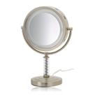 Espelho de maquiagem JERDON Lighted Tabletop com ampliação de 1X/6X