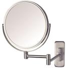 Espelho de maquiagem JERDON Wall Mount 8X Magnification Nickel