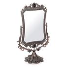 Espelho de maquiagem JUXYES Metal Tabletop Antique Decorative