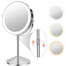 Espelho de maquiagem KuMers Lighted com ampliação 10X com luz