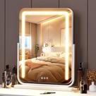 Espelho de maquiagem MICLIONLED Lighted 10X Magnifier 52x40cm branco