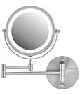 Espelho de maquiagem OVENTE 7 Lighted Wall Mount com ampliação de 1X/7X