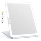 Espelho de maquiagem WEILY Portable Travel com 72 luzes LED brancas