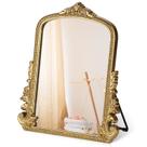 Espelho de maquiagem Willannals Vintage Vanity Desk Gold 30x25cm