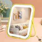 Espelho de maquiagem YEKKOPT Gold Vanity com luzes 10x8 recarregável