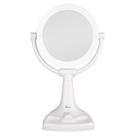 Espelho de maquiagem Zadro 11 com iluminação fluorescente com ampliação de 10X/1X