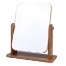 Espelho de maquilhagem de mesa HEALLILY com moldura de madeira cinza 25x22cm Espelho de maquilhagem de mesa HEALLILY com moldura de madeira cinza 25x22cm