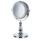Espelho De Mesa Com Luz De Led E Ampliação De 5X - Unihome - JM905 PEDESTAL Espelho De Mesa Com Luz De Led E Ampliação De 5X - Unihome - JM905 PEDESTAL