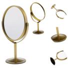 Espelho de Mesa Oval Giratório Dupla Face com Zoom 16cm Espelho de Mesa Oval Giratório Dupla Face com Zoom 16cm