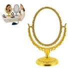 Espelho de Mesa Oval Princesa Para Maquiagem 360g Espelho de Mesa Oval Princesa Para Maquiagem 360g