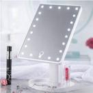 Espelho de Mesa para Maquiagem com Led e Cabo Usb Camarim Iluminado com Botao Touch e Base Organizadora Porta Objetos Penteadeira Skincare Sortido
