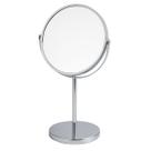 Espelho De Mesa Para Maquiagem Dupla Face 5x Aumento Cromado Giratório 360º Uny Home