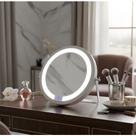 Espelho De Mesa Redond Com Led - Touch - 20cm - Maquiagem -