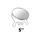 Espelho de Mesa Redondo Espelho de Maquiagem Gira 360º Dupla Face 1UN Espelho de Mesa Redondo Espelho de Maquiagem Gira 360º Dupla Face 1UN