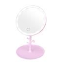 Espelho de mesa redondo para maquiagem led 28cm