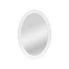 Espelho de parede MCS Classic White Oval 53x79cm para banheiro