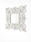 Espelho de Parede Screen Gems WD-126 Branco 66x67x13 cm Espelho de Parede Screen Gems WD-126 Branco 66x67x13 cm