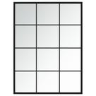 Espelho de parede vidaXL Classic Black Metal Frame 80x60cm Espelho de parede vidaXL Classic Black Metal Frame 80x60cm