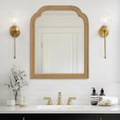 Espelho de parede Wall Beyond Wood Frame 40x50cm Light Woodgrain