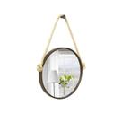 Espelho Decorativo Adnet Alça Sisal Natural 60 cm Redondo Espelho Decorativo Adnet Alça Sisal Natural 60 cm Redondo