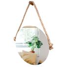 Espelho Decorativo Adnet Vintage Alça Sisal Natural 60 cm Redondo Espelho Decorativo Adnet Vintage Alça Sisal Natural 60 cm Redondo