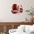 Espelho Decorativo Círculos Rosé