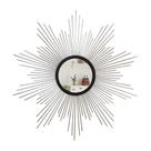 Espelho decorativo com moldura Supernova Prata