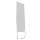 Espelho Decorativo De Chão Curve Branco Off White 150x40 cm