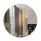 Espelho Decorativo de Parede Forma Redondo Tamanho 40x40cm com Suporte para Pendurar Espelho Decorativo de Parede Forma Redondo Tamanho 40x40cm com Suporte para Pendurar