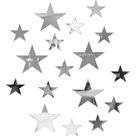 Espelho Decorativo Estrelas 12 peças em Acrílico