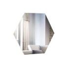 Espelho Decorativo Hexagono 45x52 Cm 100% Mdf Off White - Dalla Costa
