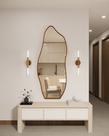 Espelho Decorativo Moldura de Aluminio E06 150 x 60 Orgânico Lapidado Moderno Pinterest Rose Gold
