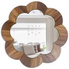 Espelho Decorativo Moldura Madeira Pegui Barrie 45 cm