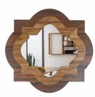 Espelho Decorativo Moldura Madeira Pegui Cambridge 85 cm