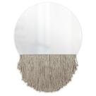 Espelho Decorativo Moon Bangs Bege 38 Cm