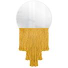 Espelho Decorativo Moon Esc Bangs Mostarda 38 Cm