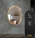 Espelho Decorativo Orgânico 03 Com Led