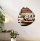 Espelho Decorativo Orgânico 10 Com Moldura Lâmina De Madeira Espelho Decorativo Orgânico 10 Com Moldura Lâmina De Madeira