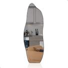 Espelho Decorativo Orgânico 150x50cm com Suporte para Banheiro Sala Escritório Flame