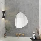 Espelho decorativo orgânico 50cmx40cm moderno luxo sala quarto banheiro Espelho decorativo orgânico 50cmx40cm moderno luxo sala quarto banheiro