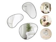 Espelho Decorativo Orgânico Para Parede De Sala De Jantar Banheiro Ou Hall