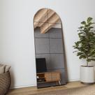 Espelho Decorativo Orgânico Vertical de Luxo 72x182cm Moldura MDF ES25 Nature Dalla Costa