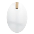 Espelho Decorativo Oval com Aplique Retangular Pinus