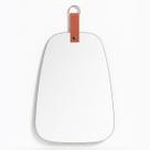 Espelho Decorativo Oval Orgânico 39x29CM Com Alça de material sintético Para Pendurar Espelho Decorativo Oval Orgânico 39x29CM Com Alça de material sintético Para Pendurar