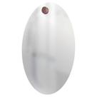 Espelho Decorativo Pen Oval Pendurador Rosa 60x40 cm