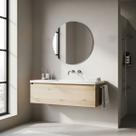 Espelho Decorativo Redondo Parede 40cm Para Banheiro Quarto