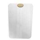 Espelho Decorativo Retangular com Aplique Oval Pinus